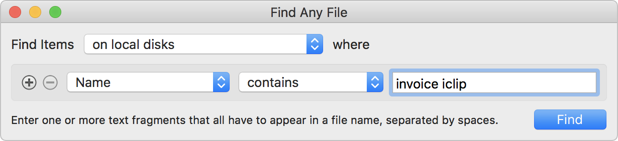 mac find any file