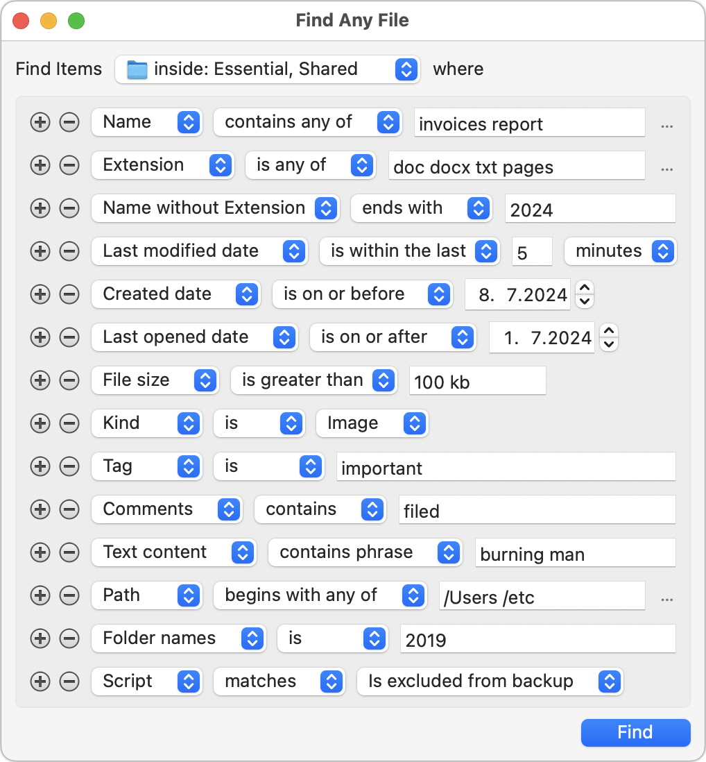 Rules Examples