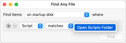 Open Script Folder